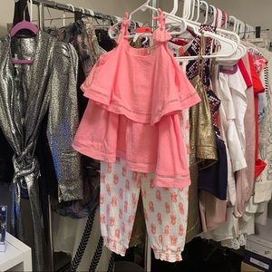 Girls Size 4 Jessica Simpson 2 Piece Outfit